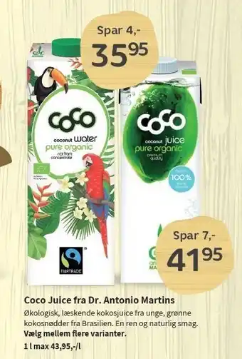 Coco Juice fra Dr. Antonio Martins