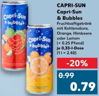 Kaufland DE Capri-Sun & Bubbles 0,33-L tilbud