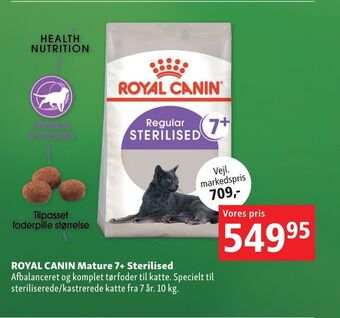 Maxi Zoo ROYAL CANIN Mature 7+ Sterilised tilbud