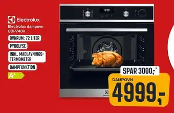 Skousen Electrolux dampovn COP740X tilbud