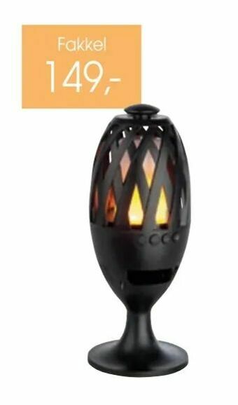 Daells Bolighus Led fakkel m/bluetooth tilbud