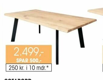 Daells Bolighus Bord med 4 ben tilbud