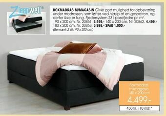 Daells Bolighus Boxmadras m/magasin tilbud