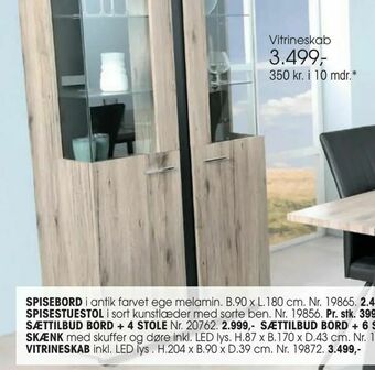 Daells Bolighus Vitrineskab tilbud