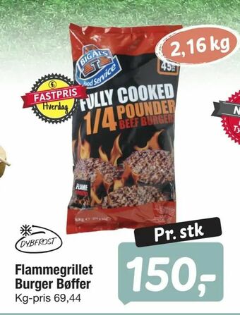 Fakta Tyskland Flammegrillet Burger Bøffer tilbud