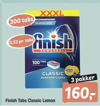 Fakta Tyskland Finish Tabs Classic Lemon tilbud