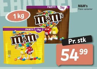 Fakta Tyskland M&M's tilbud