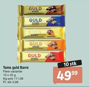 Fakta Tyskland Toms guld Barre tilbud