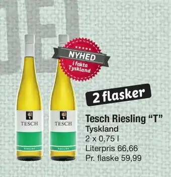 Fakta Tyskland Tesch Riesling 'T" tilbud