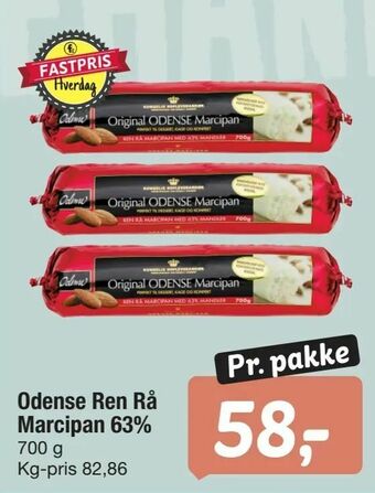 Odense Ren Rå Marcipan 63%
