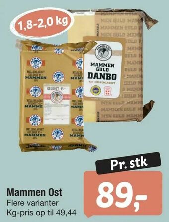 Fakta Tyskland Mammen Ost tilbud