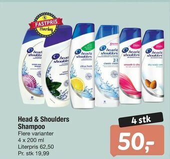 Fakta Tyskland Head & Shoulders Shampoo tilbud