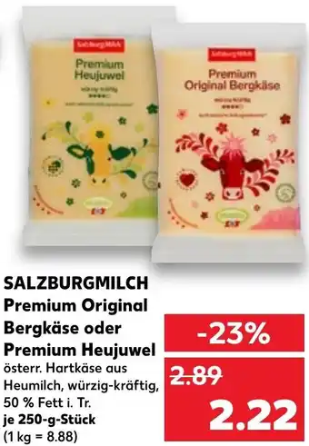 Premium Original Bergkäse oder Premium Heujuwel 250-g