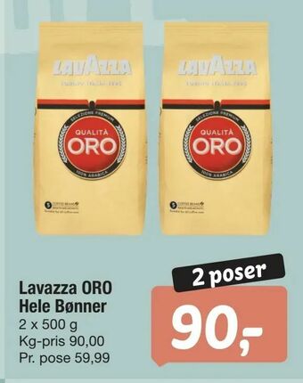 Fakta Tyskland Lavazza ORO Hele Bønner tilbud