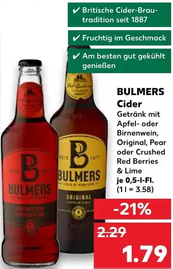 Bulmers Cider 0,5-L
