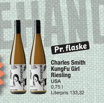 Fakta Tyskland Charles Smith KungFu Girl Riesling tilbud