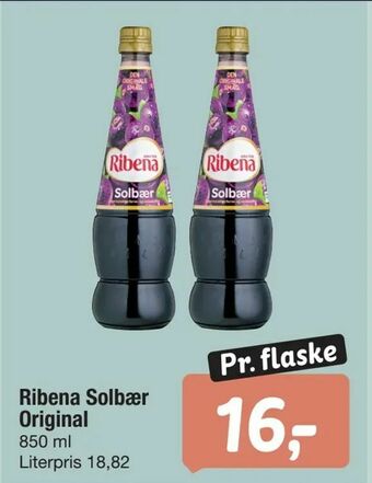 Fakta Tyskland Ribena Solbær Original tilbud