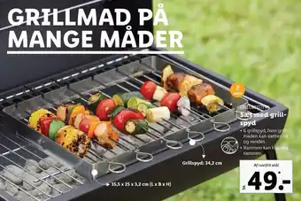 Lidl Sæt m. grillspyd tilbud