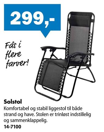 Biltema Solstol tilbud