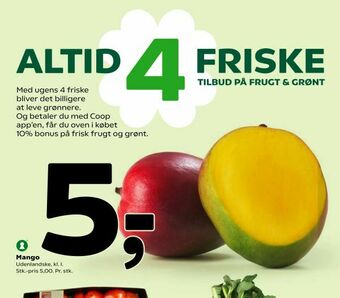 Coop 365 Mango tilbud