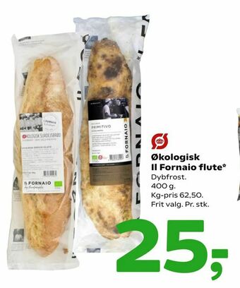 Coop 365 Økologisk Il Fornaio flute tilbud