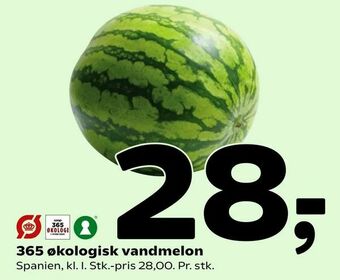 Coop 365 365 økologisk vandmelon tilbud