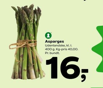 Coop 365 Asparges tilbud