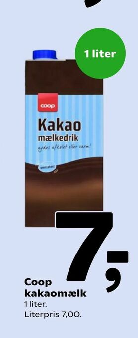 Coop 365 Coop kakaomælk tilbud