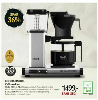 Kop & Kande Kaffemaskine tilbud