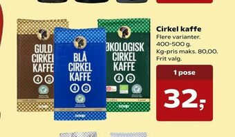 Kvickly Cirkel kaffe tilbud