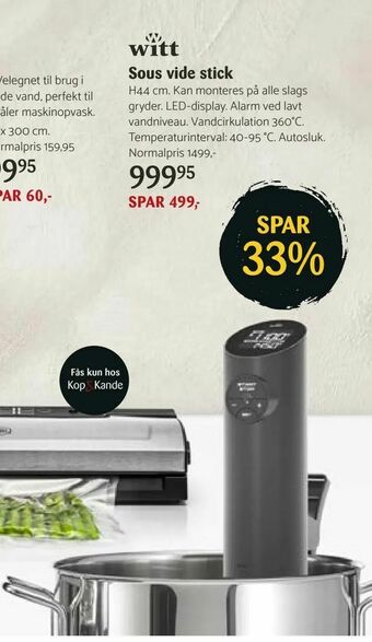 Kop & Kande Sous vide stick tilbud
