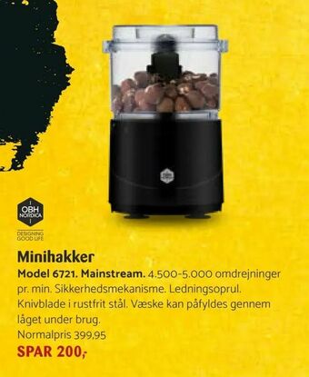 Kop & Kande Minihakker tilbud