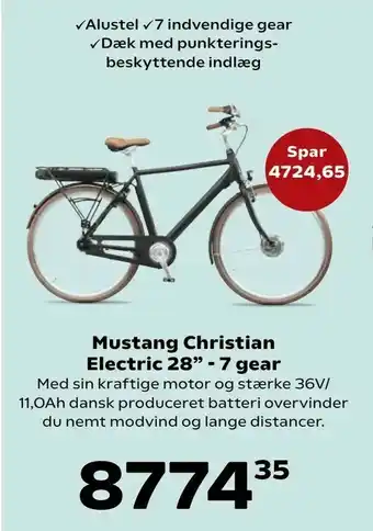 Mustang Christian Electric 28" - 7 gear