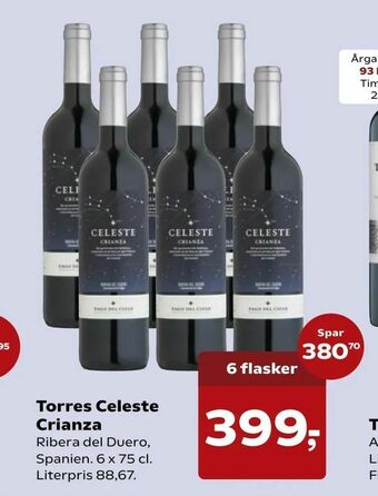 Kvickly Torres Celeste Crianza tilbud