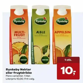 Kvickly Rynkeby Nektar eller frugtdrikke tilbud
