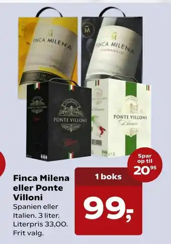 Kvickly Finca Milena eller Ponte Villoni tilbud
