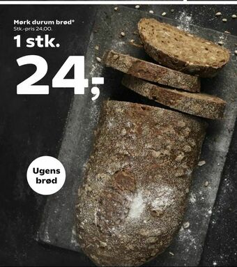 Kvickly Mørk durum brød tilbud
