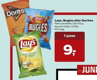 Kvickly Lays, Bugles eller Doritos tilbud
