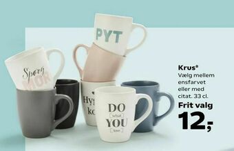 Kvickly Krus tilbud