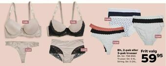 Kvickly Bh, 2-pak eller 3-pak trusser tilbud