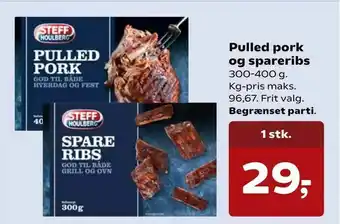 Kvickly Pulled pork og spareribs tilbud