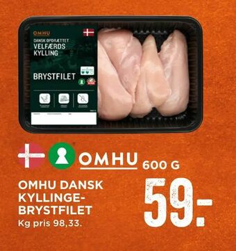 MENY Omhu dansk kyllinge­ brystfilet tilbud