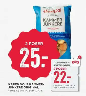 MENY Karen volf kammer- junkere original tilbud