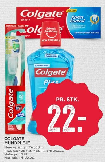 MENY Colgate mundpleje tilbud