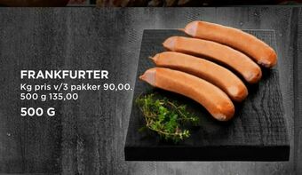 MENY Frankfurter tilbud