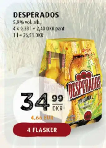 Scandinavian Park Desperados øl tilbud