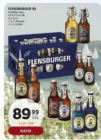 Scandinavian Park Flensburger øl tilbud