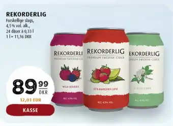 Scandinavian Park Rekorderlig rtd-cider tilbud