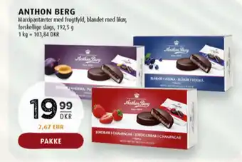 Scandinavian Park Anthon berg marcipantærte jordbær i champagne tilbud
