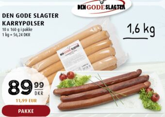 Scandinavian Park Den gode slagter pølser tilbud